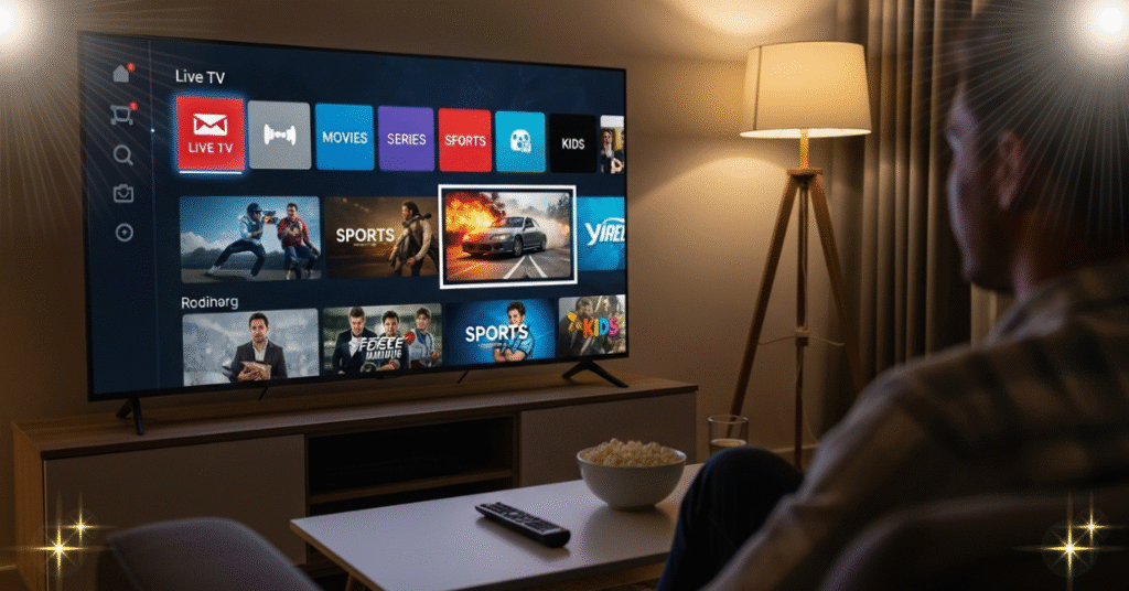 Entertainment from IPTV